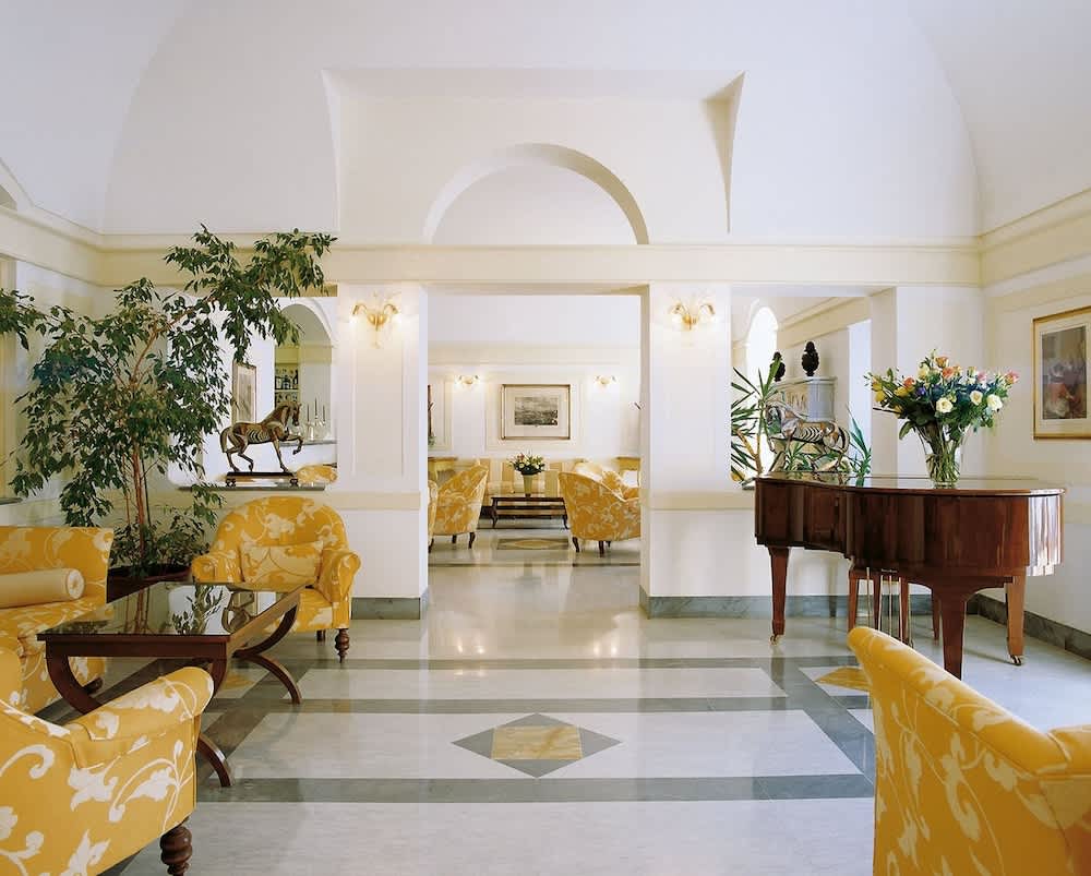 Sitteområde i lobbyen