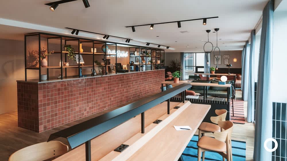 Sitteområde i lobbyen