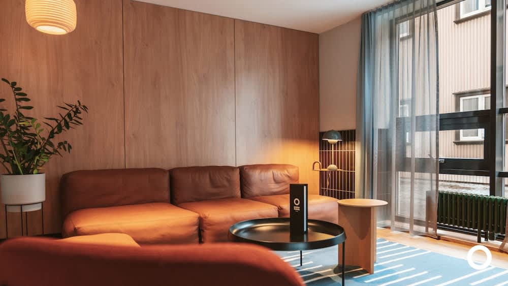 Sitteområde i lobbyen