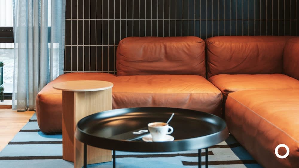 Sitteområde i lobbyen