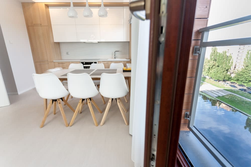 Spiseområde på rommet