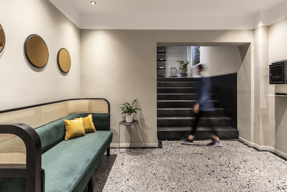 Sitteområde i lobbyen