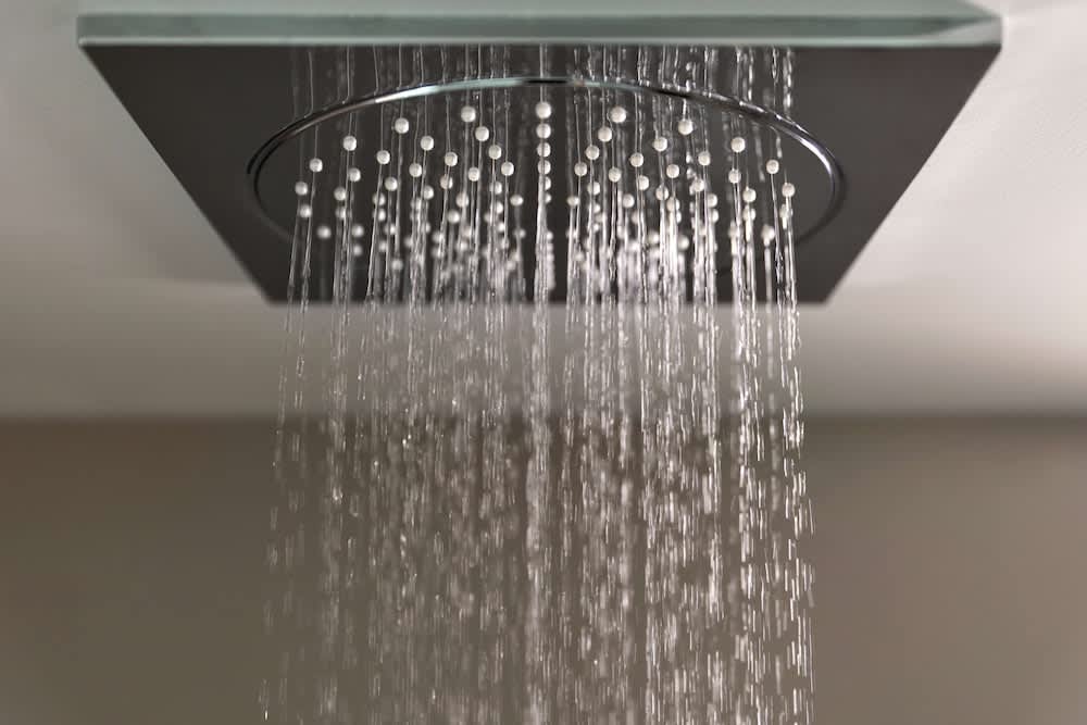 Dusj på badet
