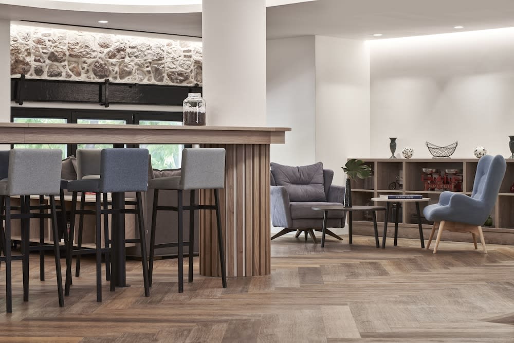 Sitteområde i lobbyen