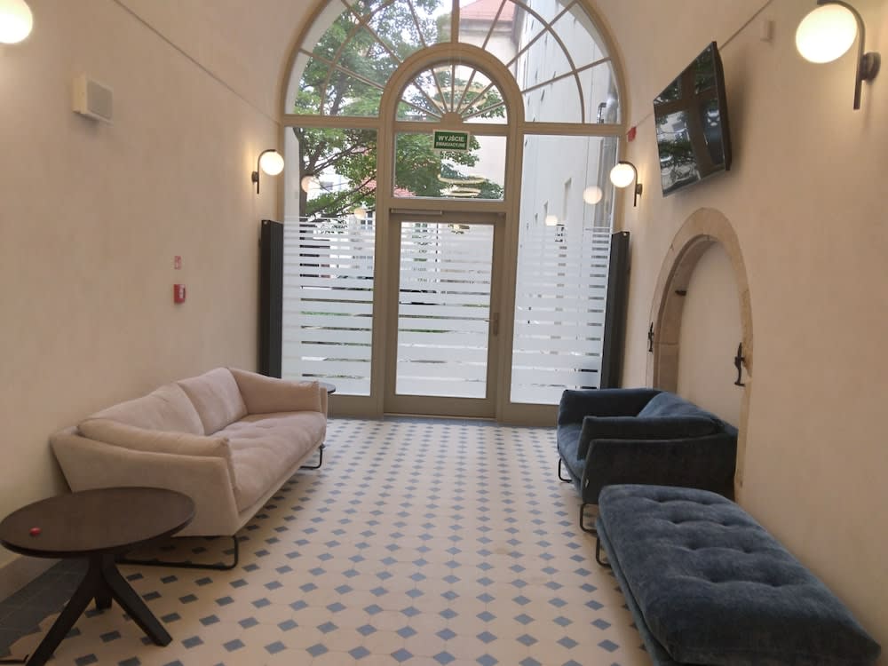 Sitteområde i lobbyen