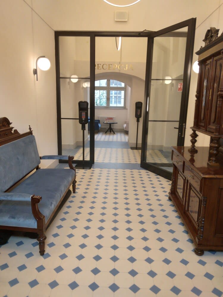 Sitteområde i lobbyen