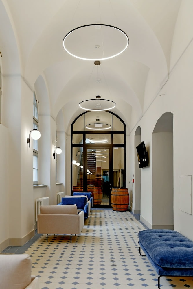 Sitteområde i lobbyen