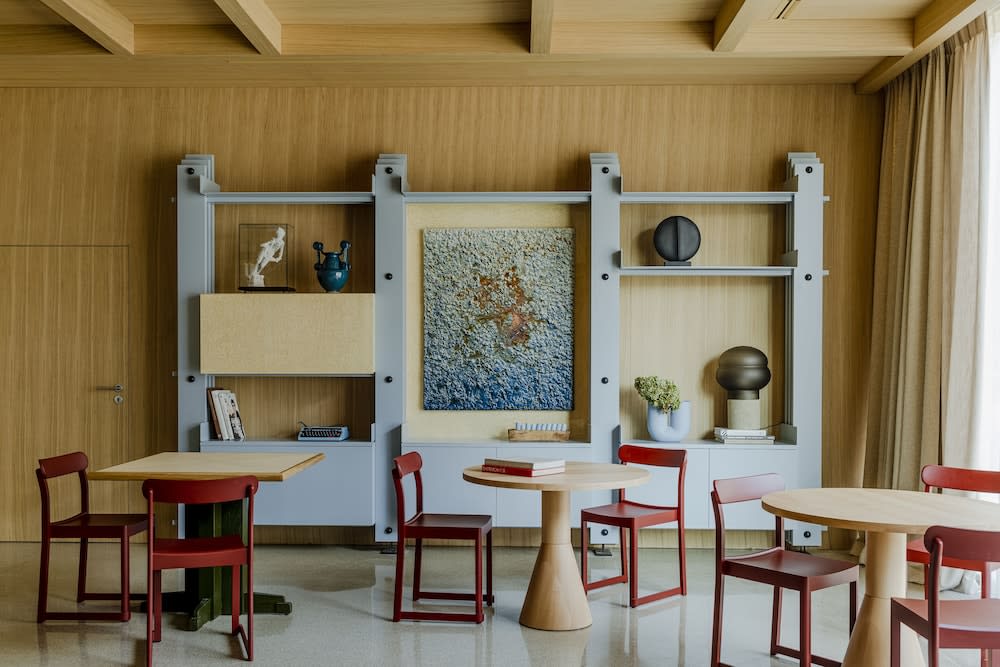 Sitteområde i lobbyen