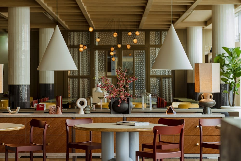 Sitteområde i lobbyen