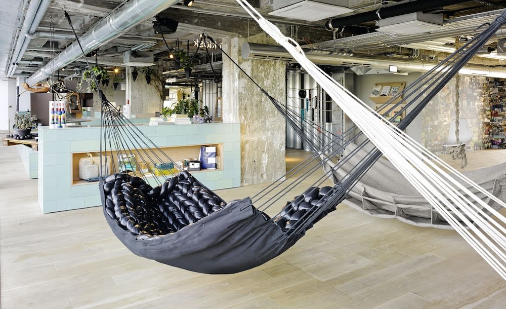 Sitteområde i lobbyen