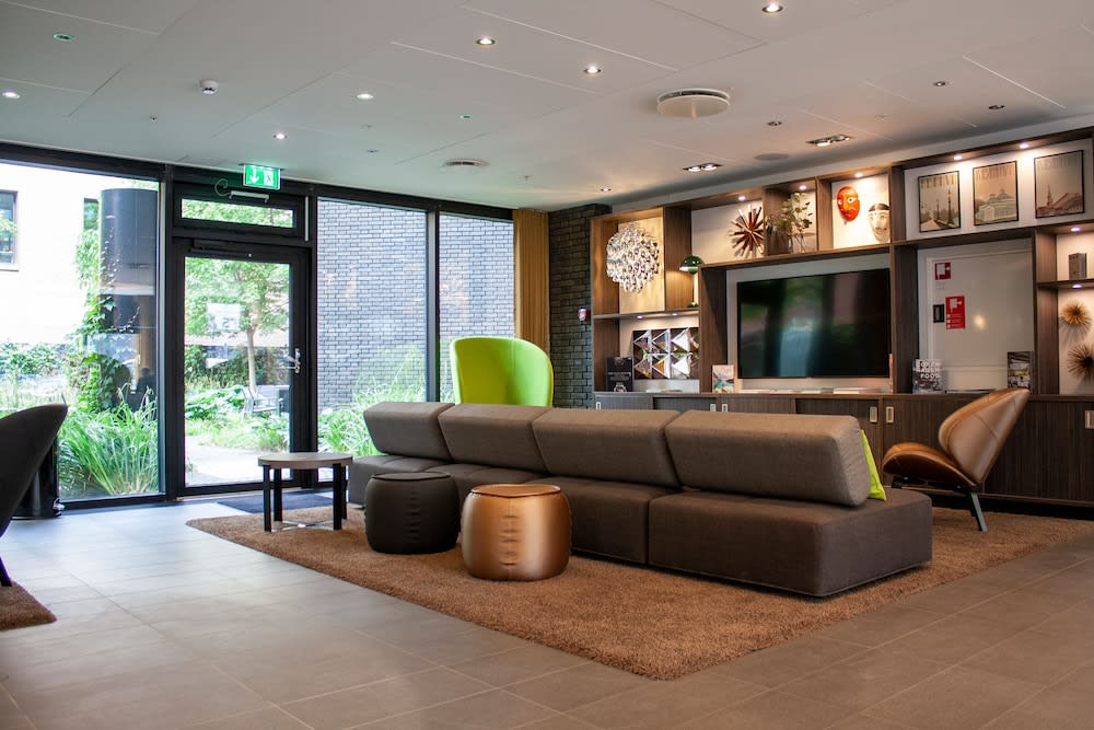 Sitteområde i lobbyen