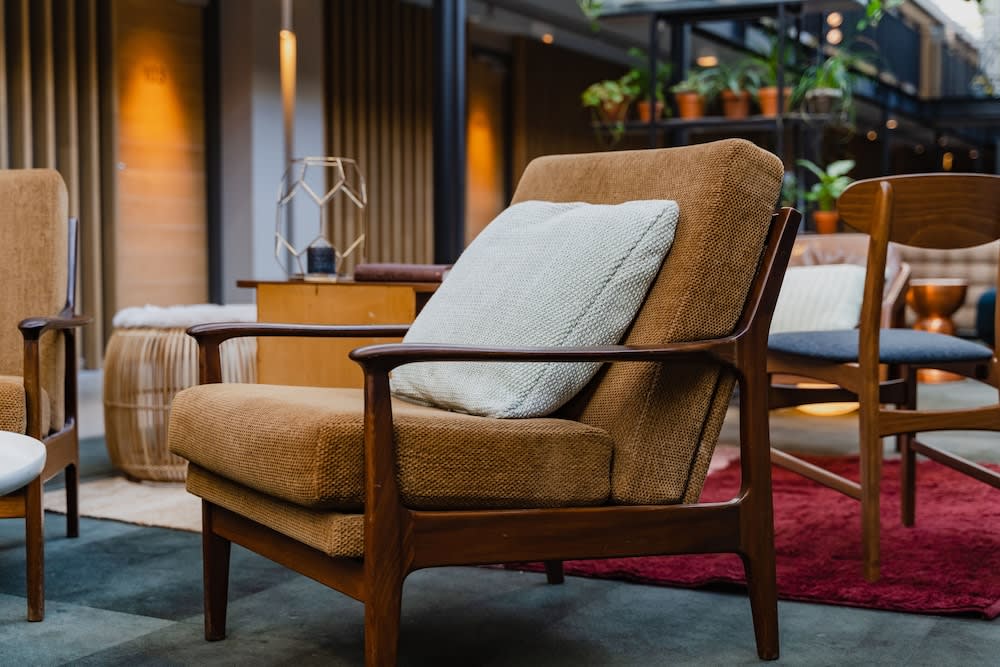 Sitteområde i lobbyen