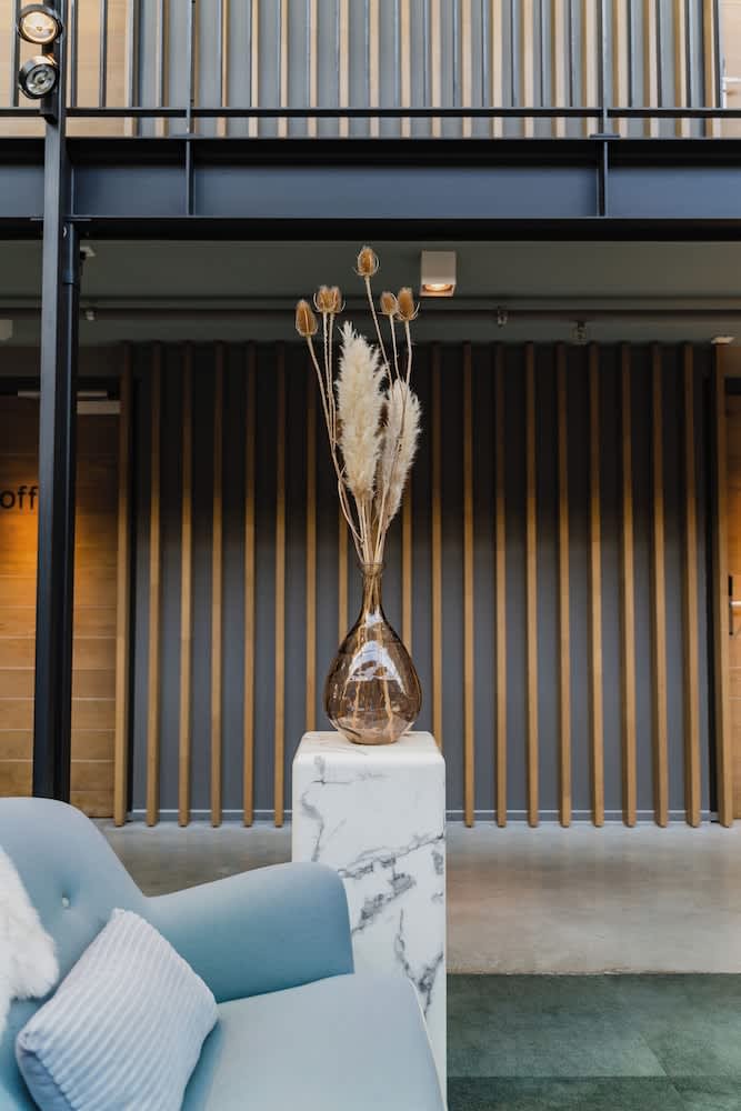 Sitteområde i lobbyen