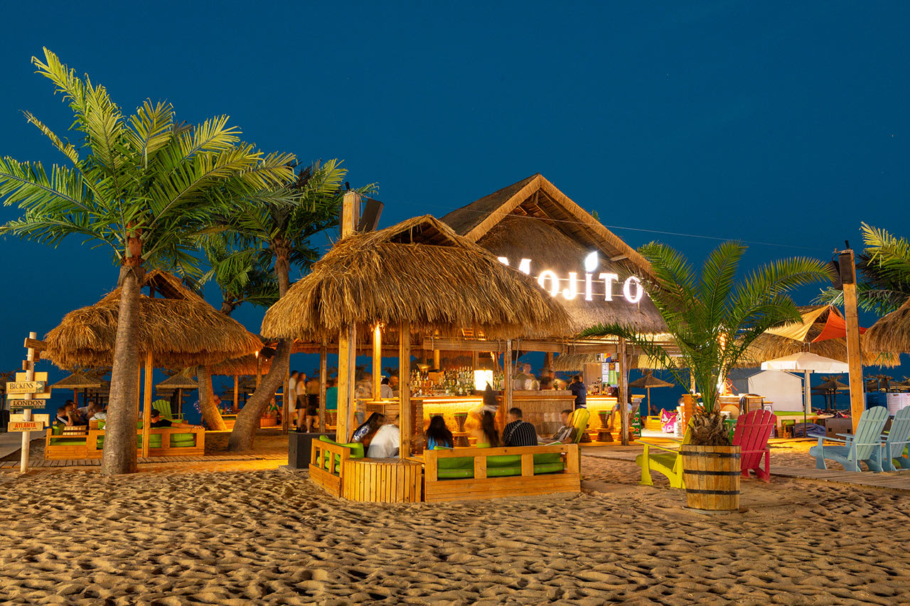 Stranden i Golden Sands