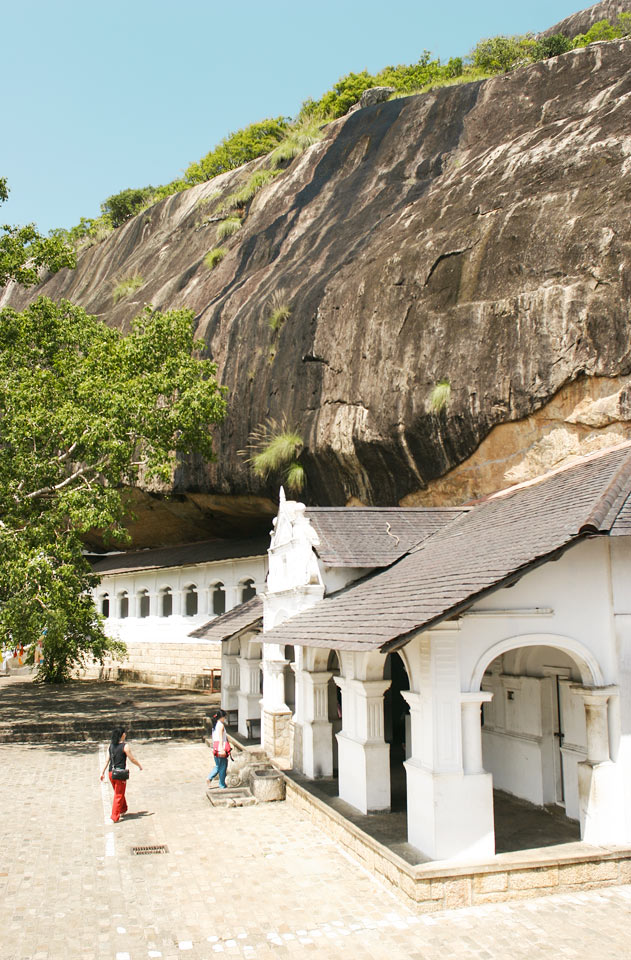 Dambulla Cave Temple i den sentrale delen av Sri Lanka