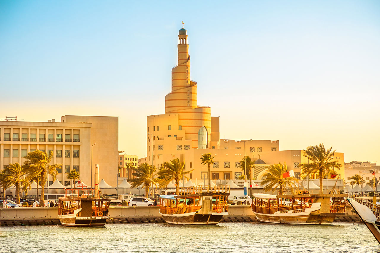 Dhow Harbour og Fanar Islamic Center