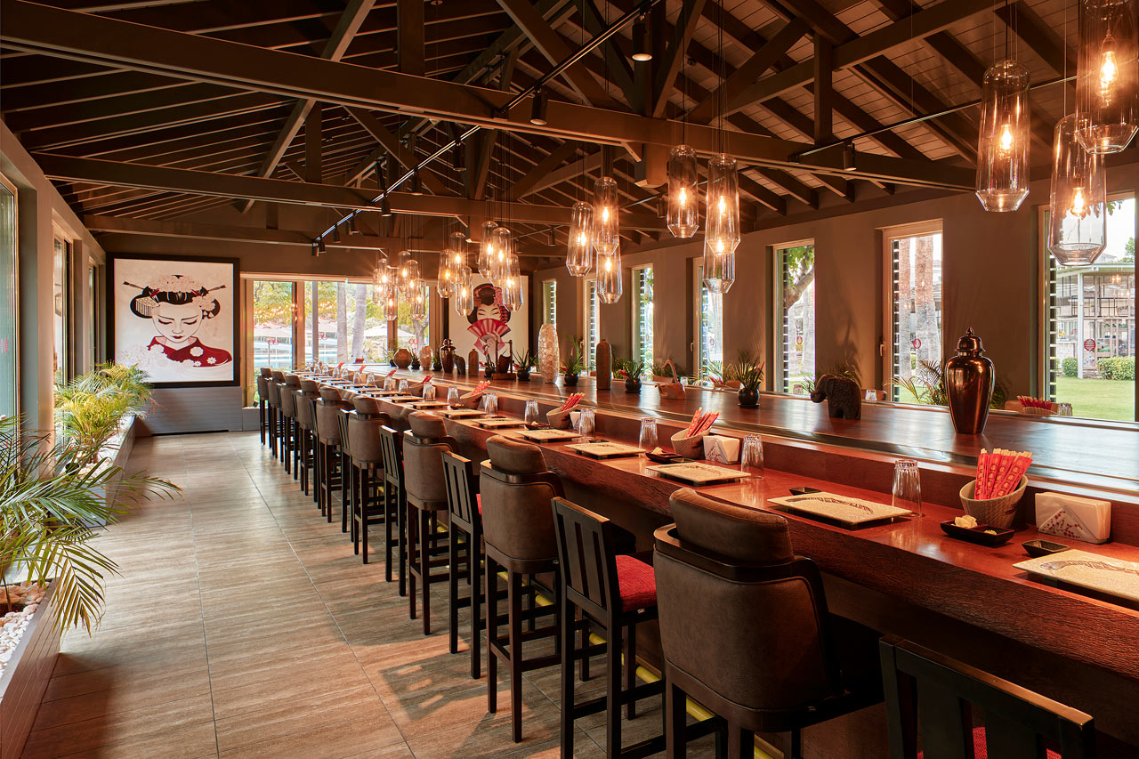 Asiatisk à la carte-restaurant