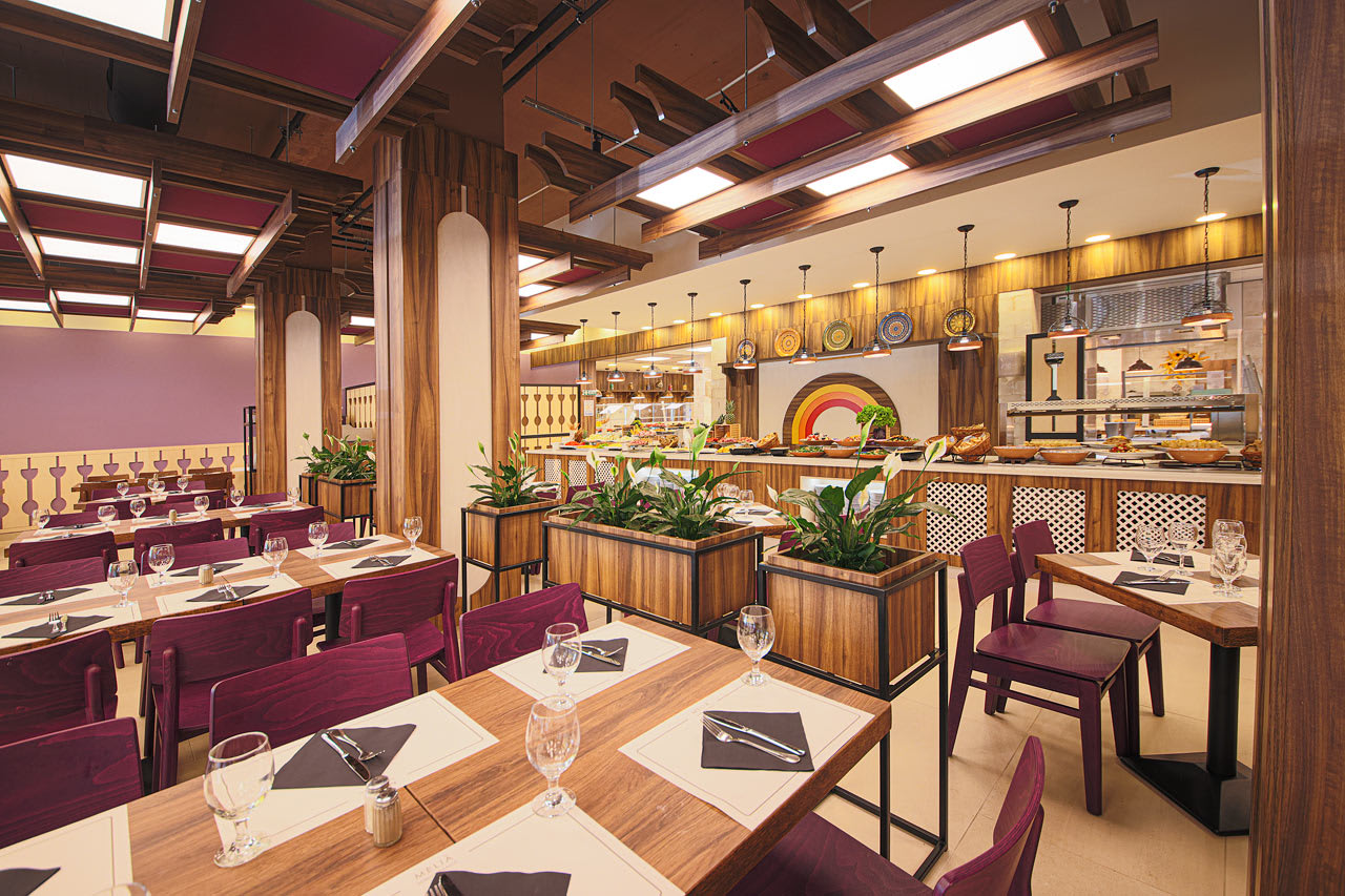 Bufférestaurant med bulgarske retter