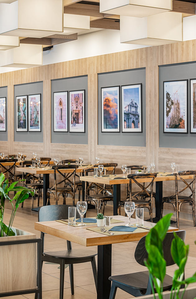 Bufférestaurant med spanske retter
