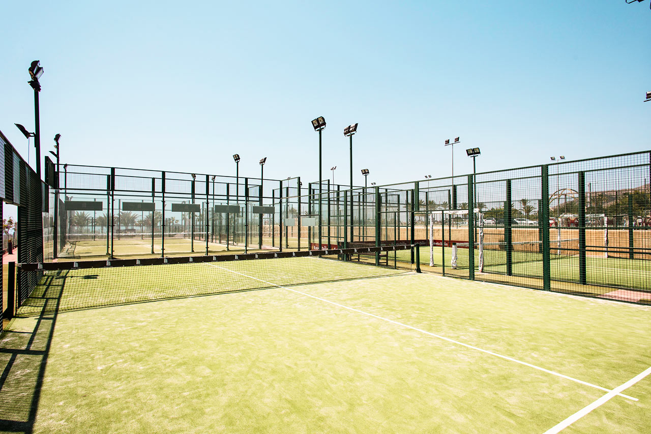 Hotellets padelbaner