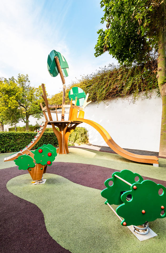 Lekeplassen utenfor hotellets barneklubb