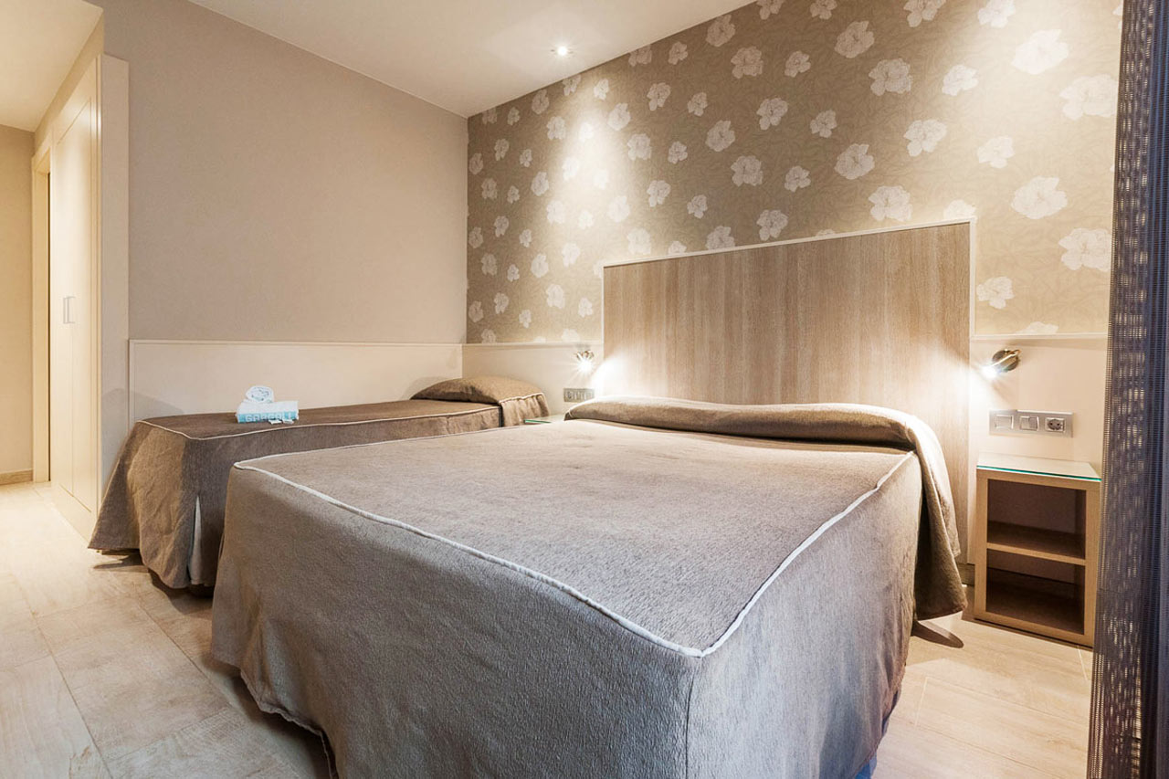 Dobbeltrom for 3 personer