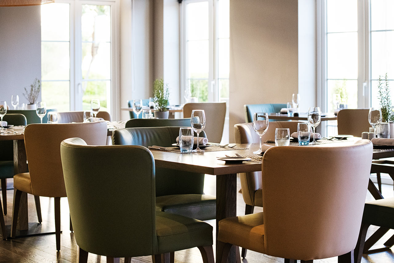 A la carte-restaurant med greske fusion-retter