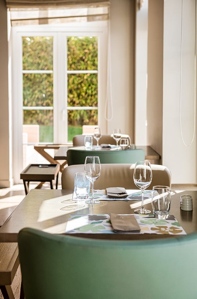 A la carte-restauranten med greske fusion-retter