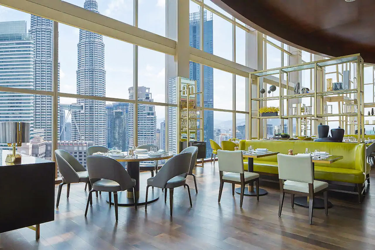 En av hotellets restauranter