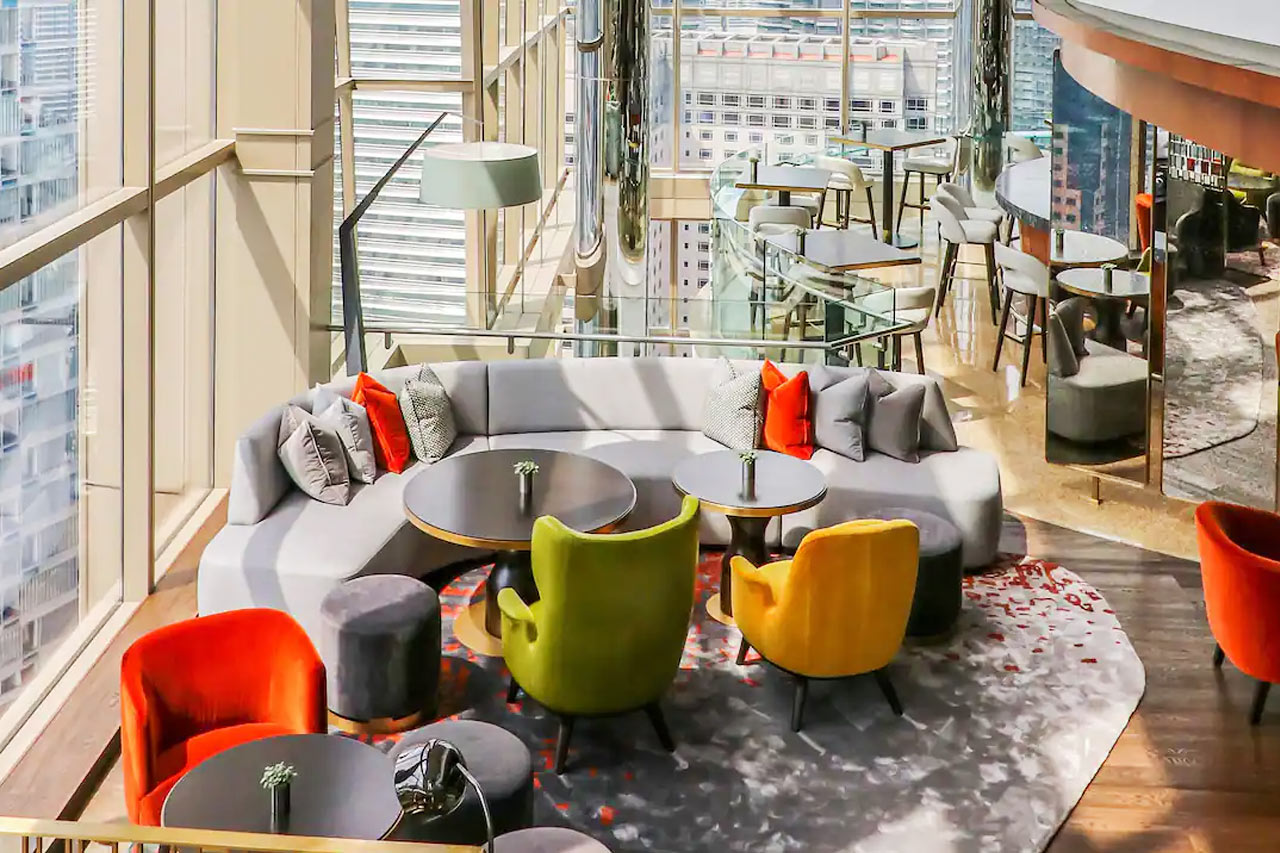 En av hotellets restauranter