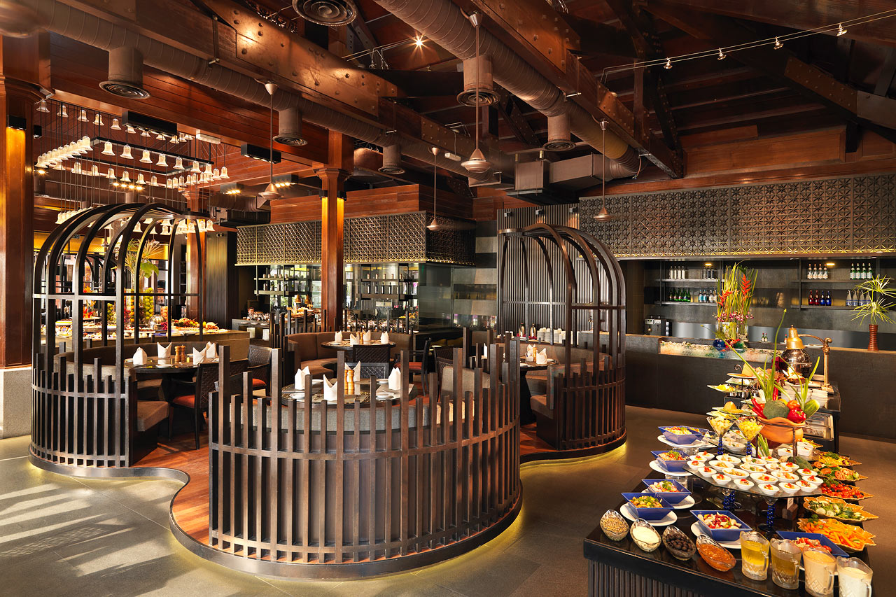 En av hotellets lekre restauranter