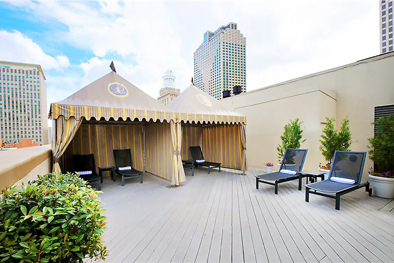 Hotellets takterrasse