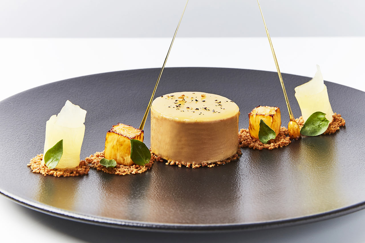 Bilder fra hotellets Michelin-restaurant