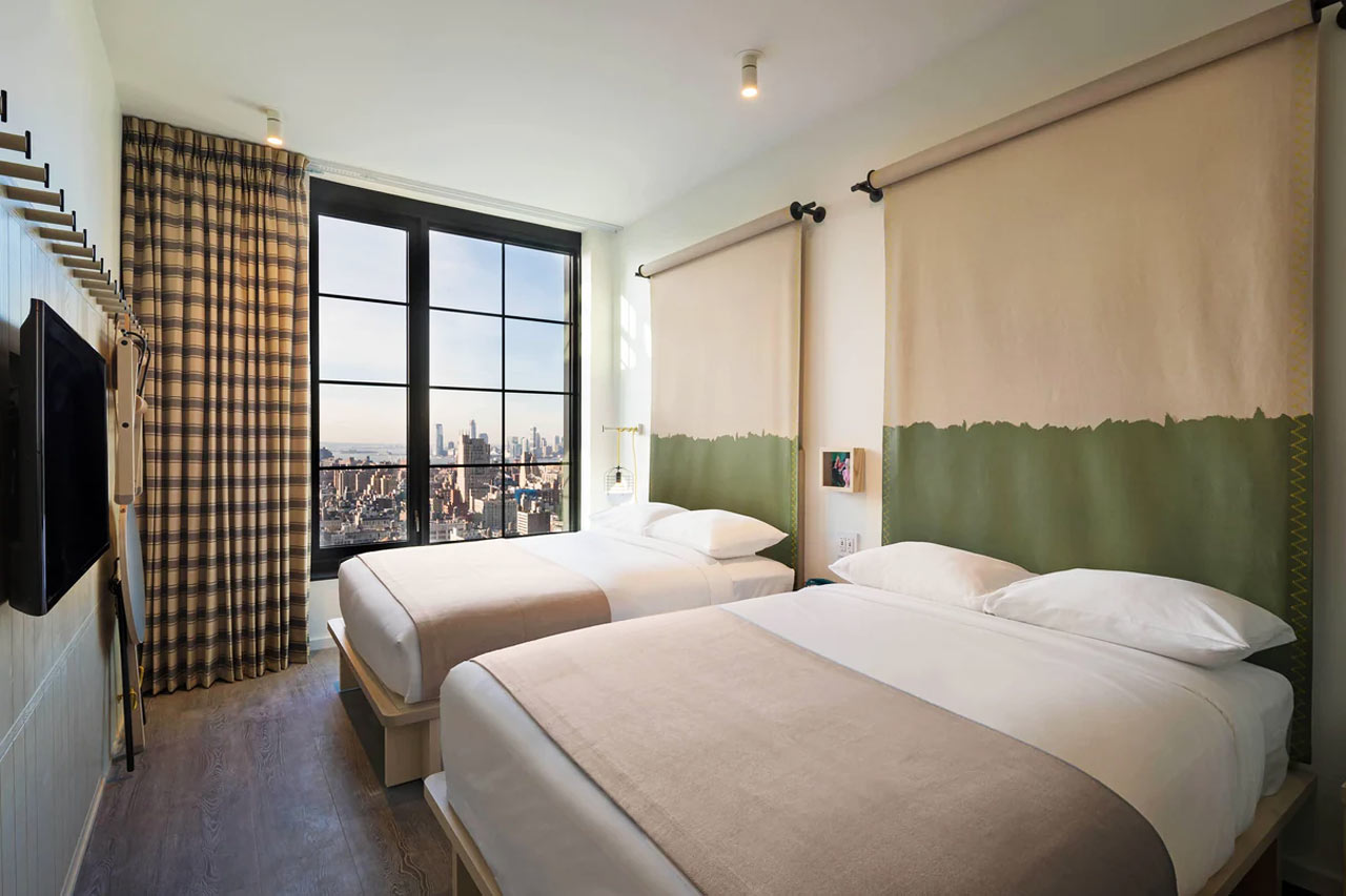 Dobbeltrom standard 2 queen city view
