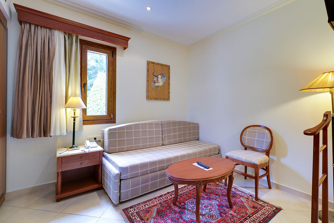Juniorsuite med bassengutsikt