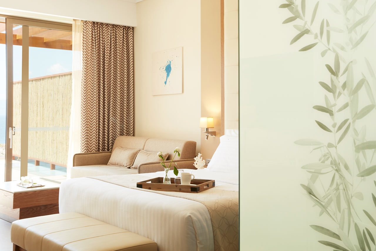 Dobbeltrom Club room med havutsikt