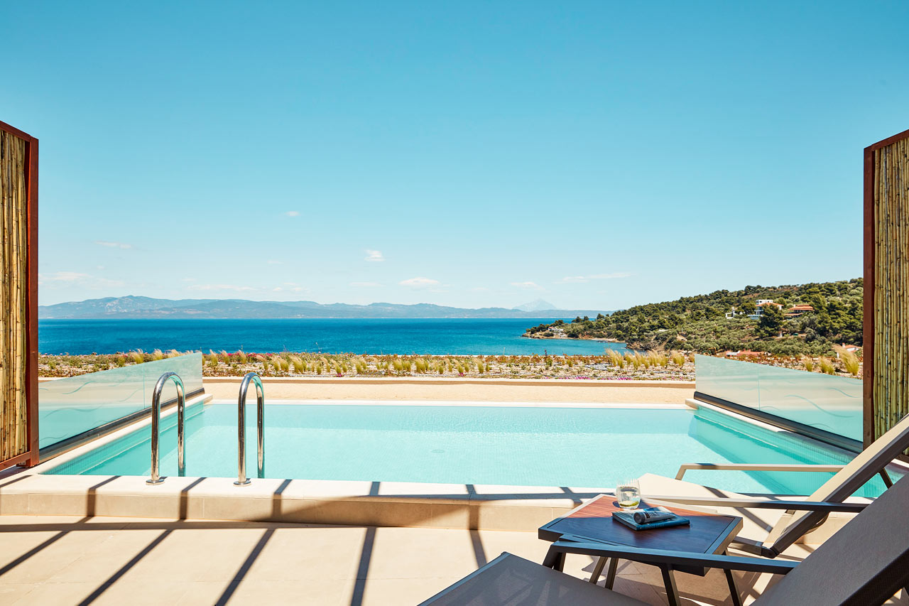 Dobbeltrom Club room med privat basseng