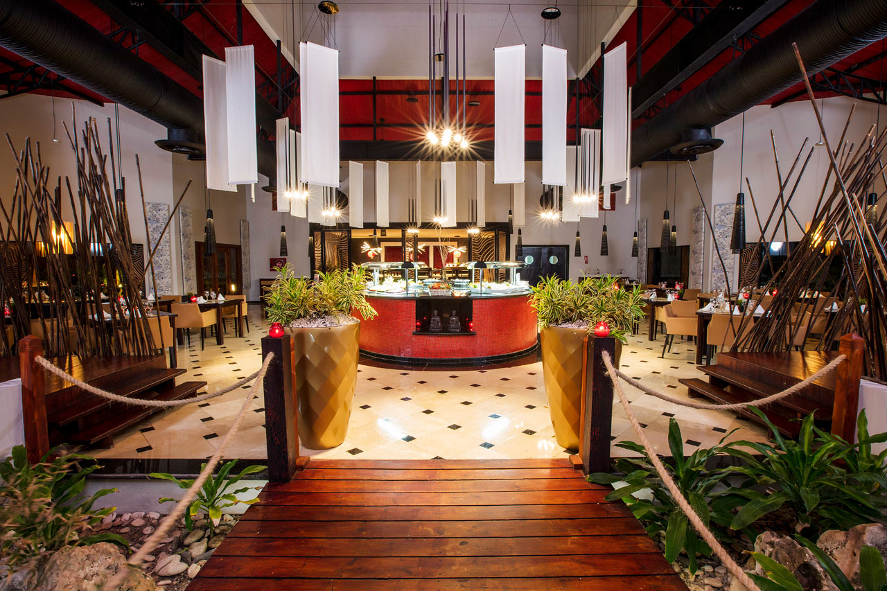 På Grand Palladium Resort er det flere restaurater å velge mellom