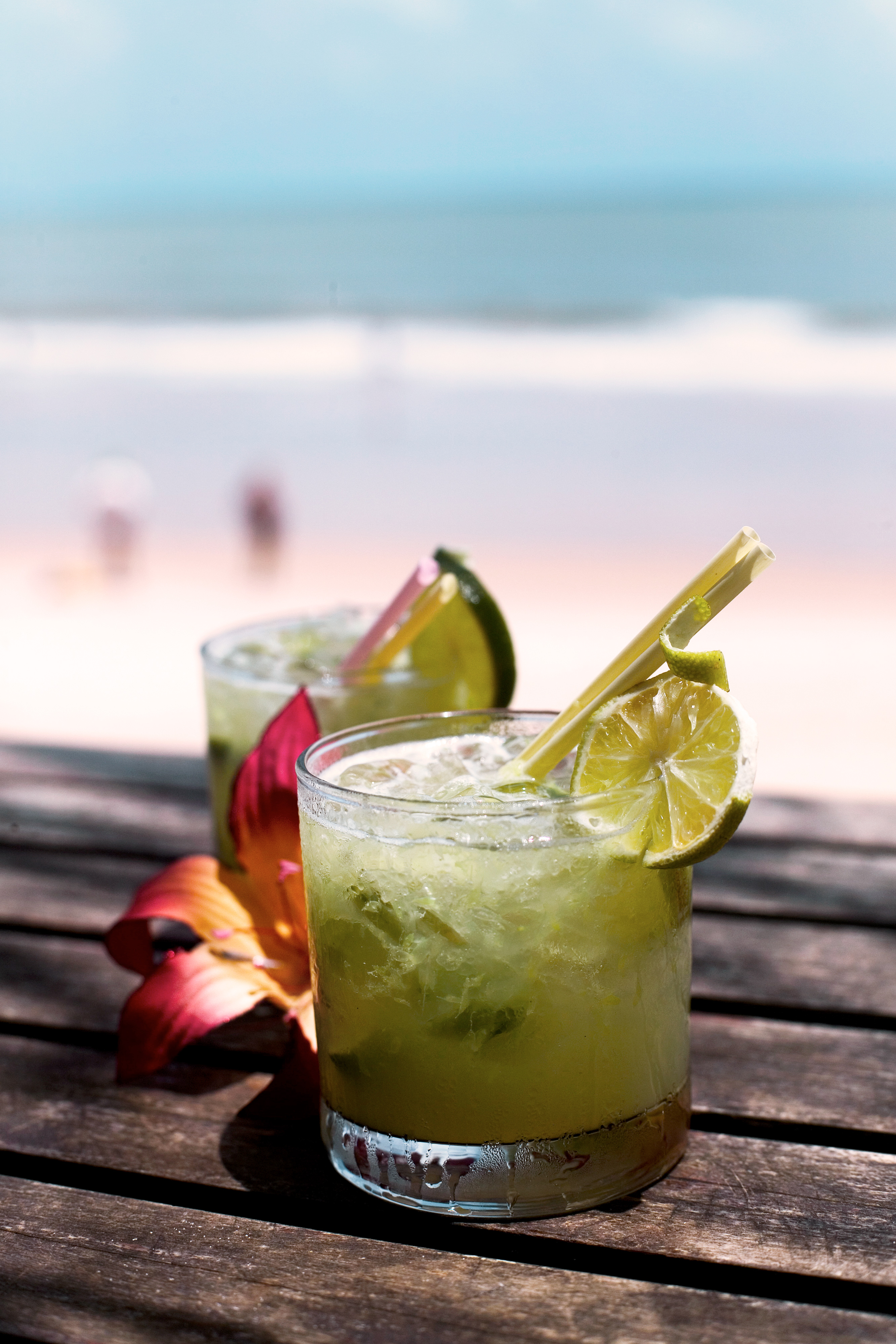Et glass klassisk Caipirinha