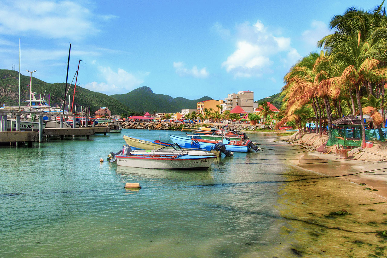 Great Bay Beach i Philipsburg