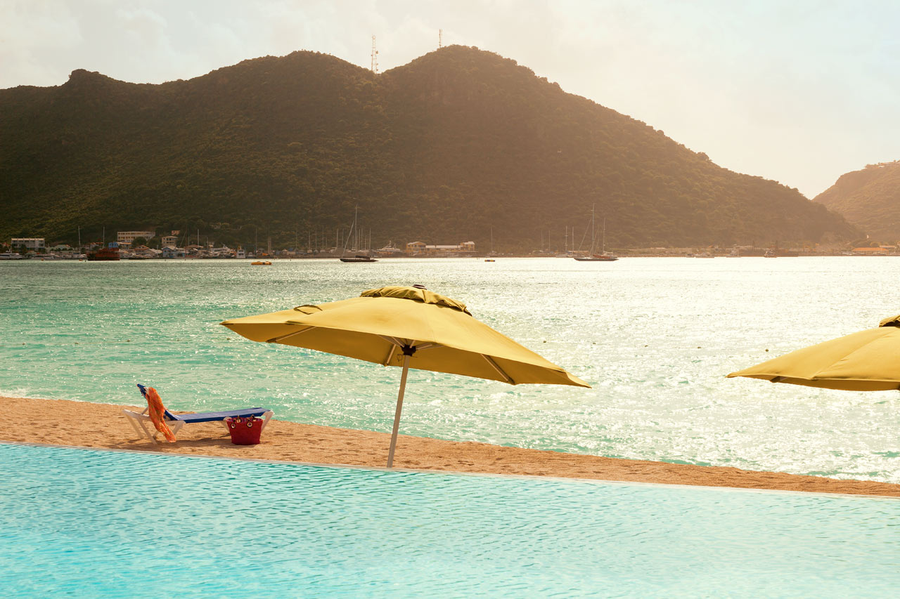 Great Bay Beach i Philipsburg
