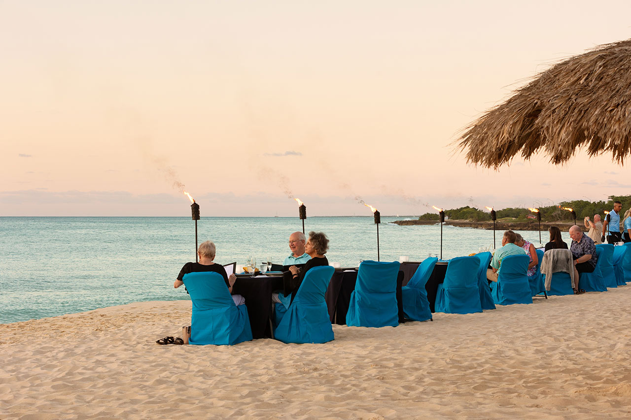 Restaurant Passion on the Beach på Eagle Beach