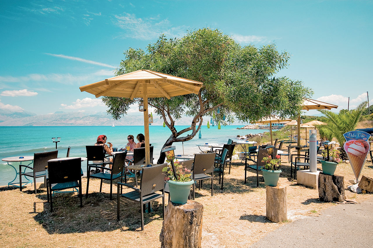 I nærheten av hotellet Mareblu Beach i Agios Spiridonas