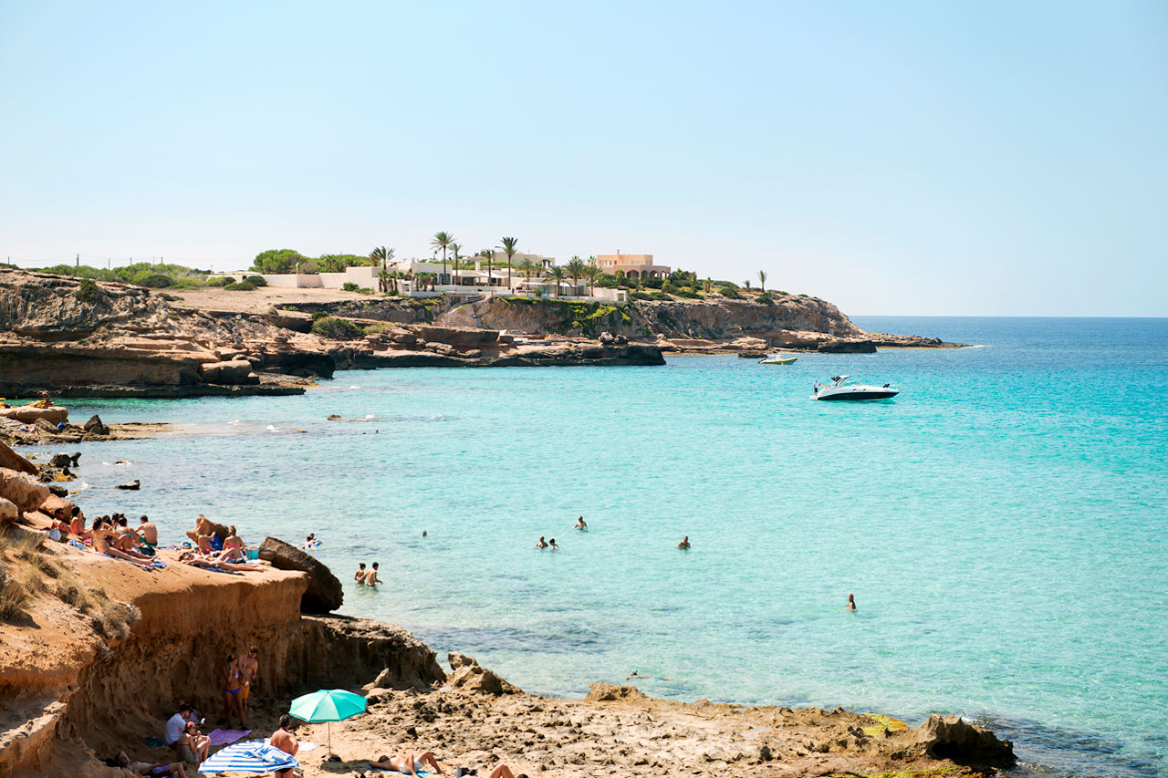 Cala Comte nær San Antonio