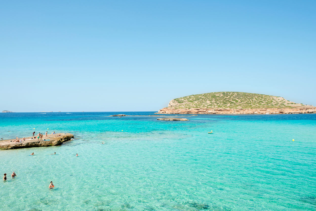 Cala Comte nær San Antonio