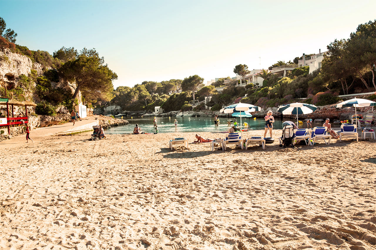 Cala en Blanes i nærheten av Ciutadella