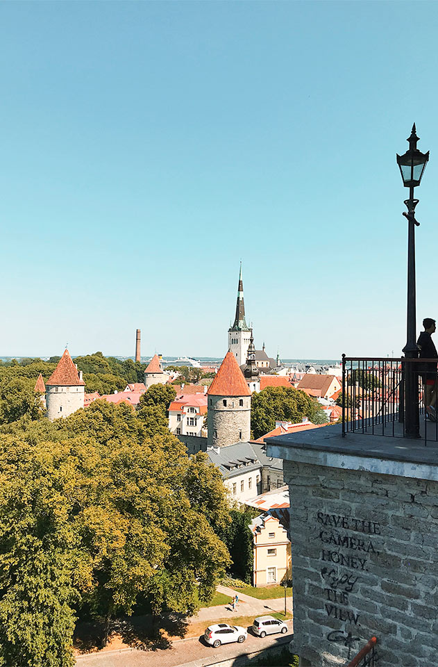 Utsikt fra Domberg (Toompea)