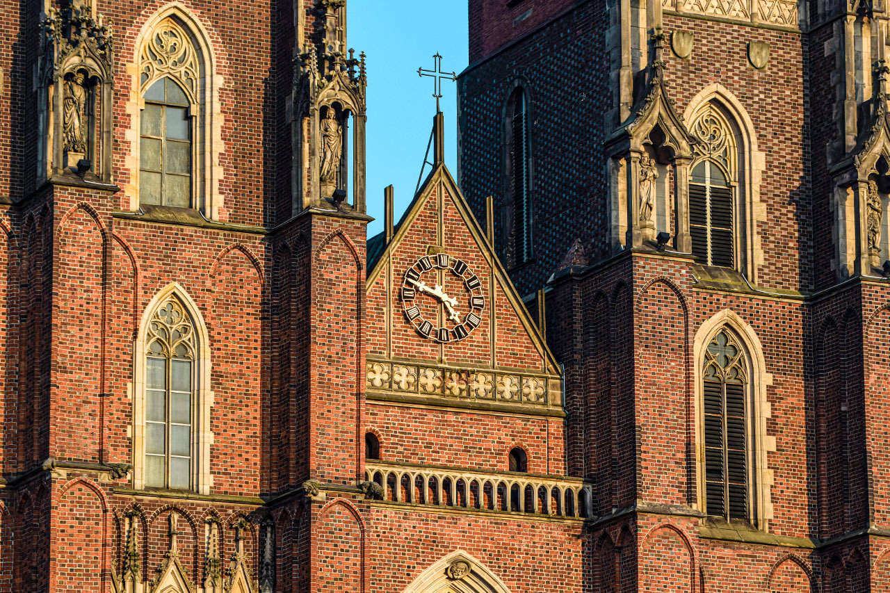 Døperen Johannes katedral (Cathedral of St. John the Baptist) i Wroclaw